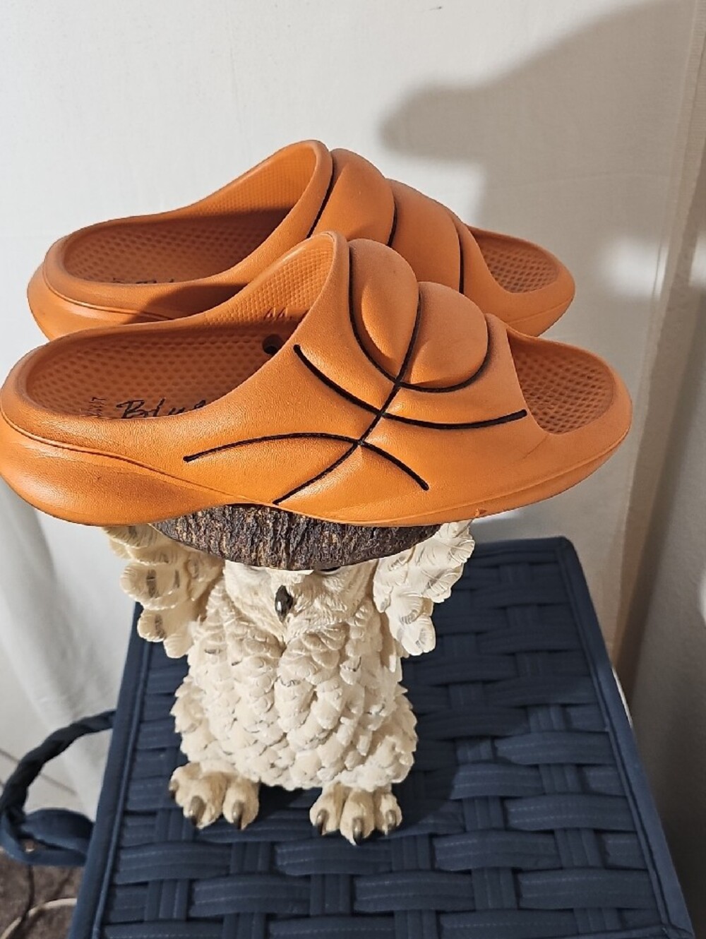 Blue Foam Slide Sandals for Men in Tan - Picture 6 of 6
